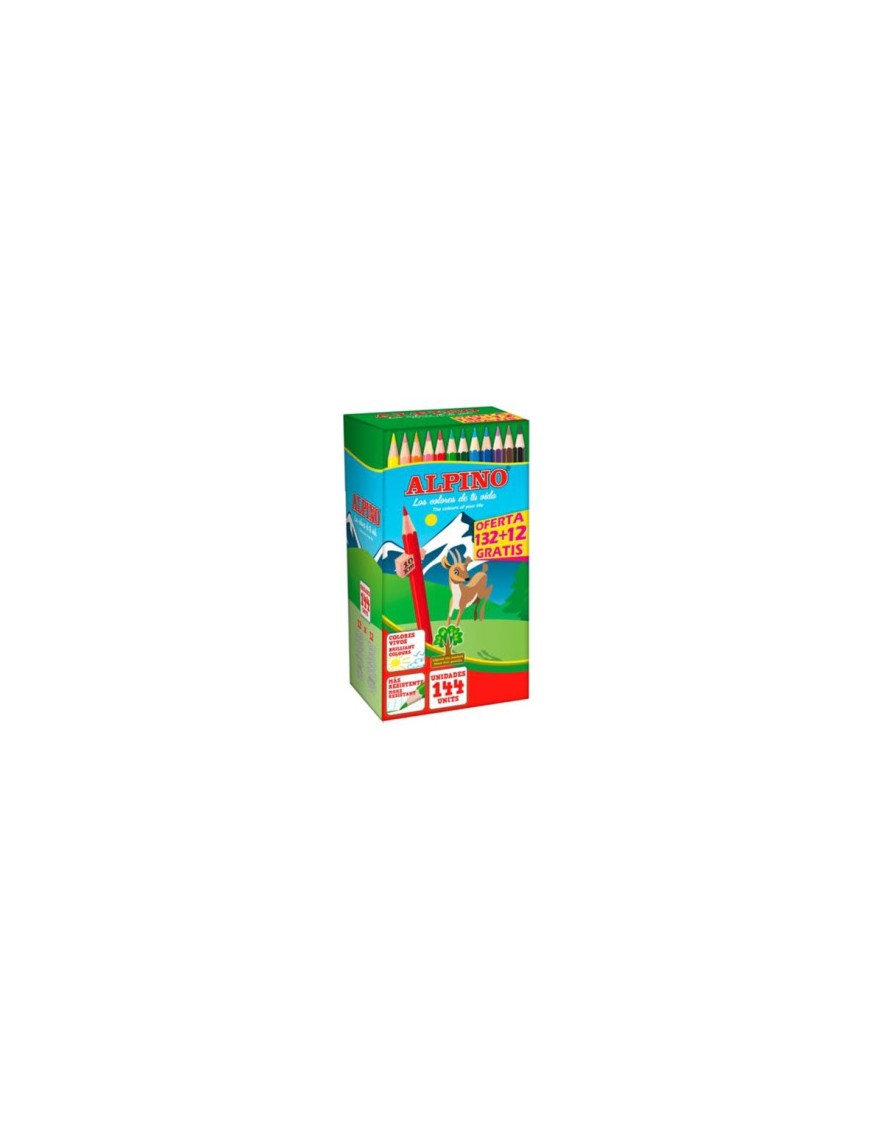 LAPICES COLORES CLASSPACK 144 ALPINO