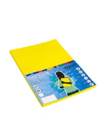 PAPEL 80G A4 100 H AMARILLO FUERTE FABRISA