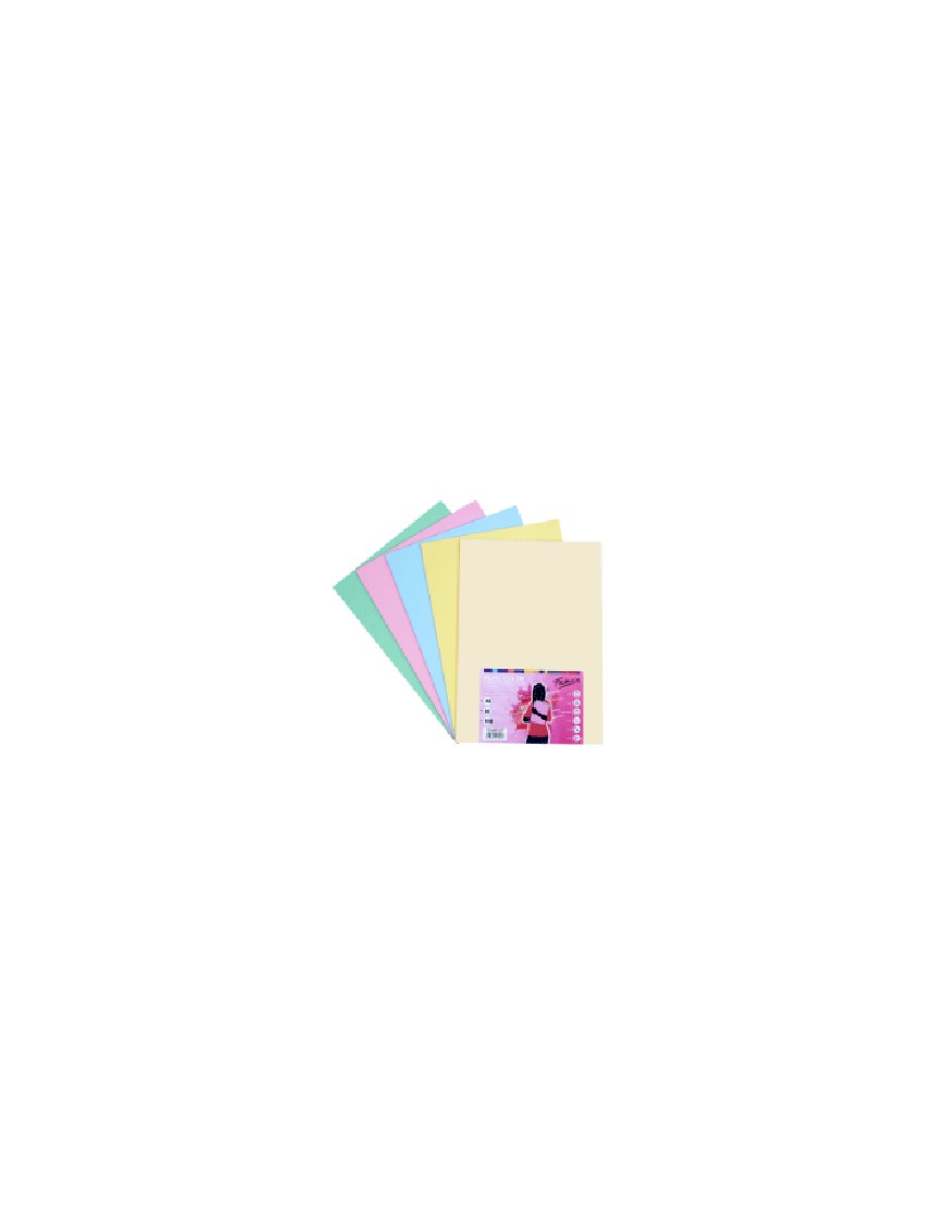 PAPEL 80G A3 100H COLORES SUAVES FABRISA