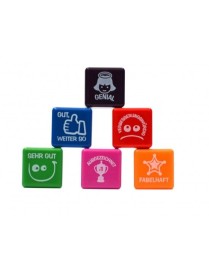 SET CAJA DE 6 SELLOS SURTIDOS ESPECIAL AULAS FRAGA