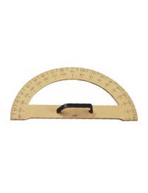 SEMICIRCULO DE 38 CM DE MADERA ENCERADO FAIBO