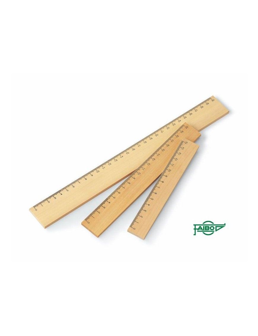 REGLA MADERA 50 CM. FAIBO