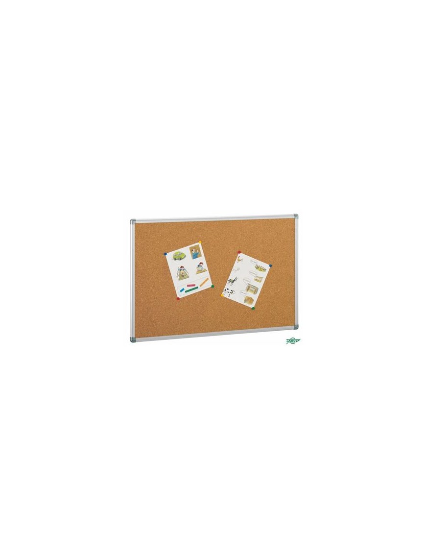 TABLERO CORCHO 90X120 MARCO ALUMINIO 601-3 FAIBO