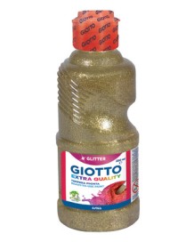 TEMPERA GLITTER GIOTTO COLOR ORO.