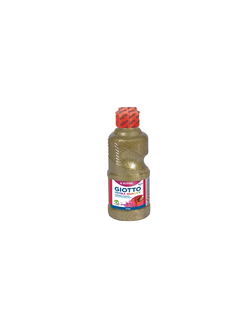 TEMPERA GLITTER GIOTTO COLOR ORO.