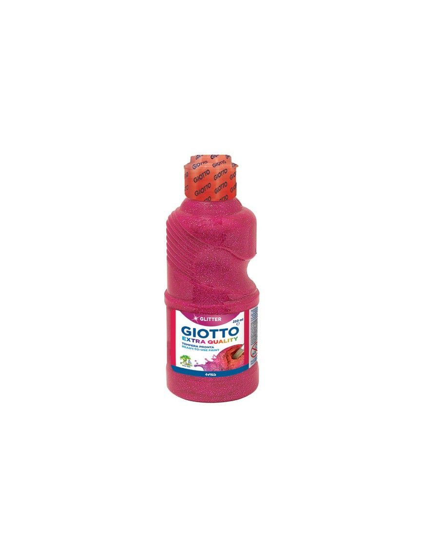 TEMPERA GLITTER GIOTTO COLOR MAGENTA.