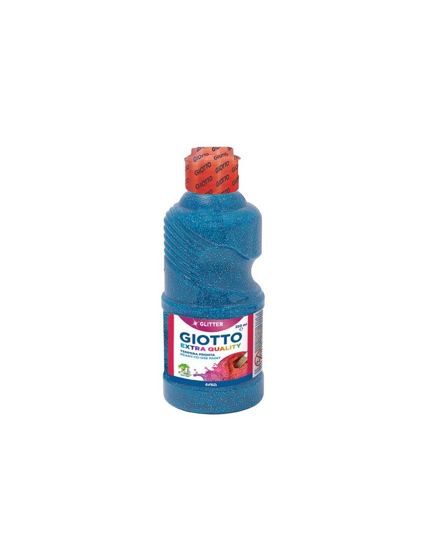 TEMPERA GLITTER GIOTTO COLOR AZUL