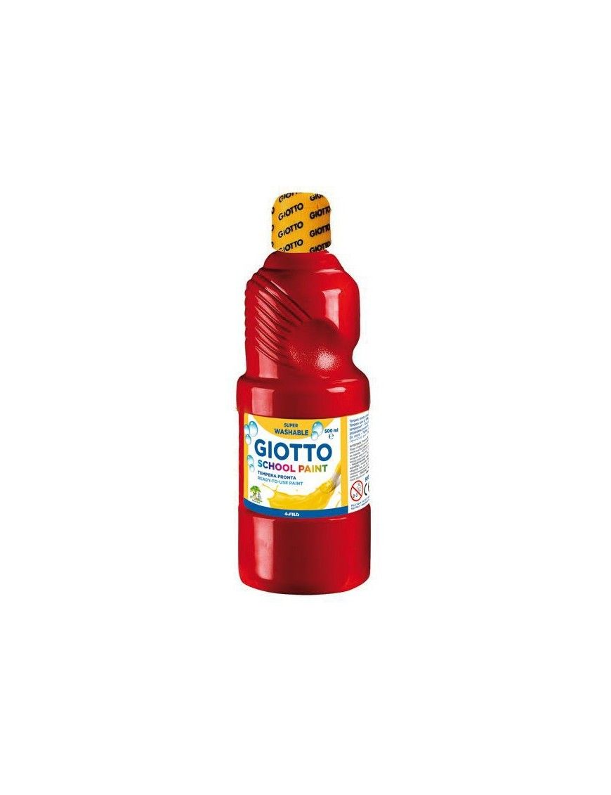 TEMPERA GIOTTO ROJO BERMELLON 500 ML.