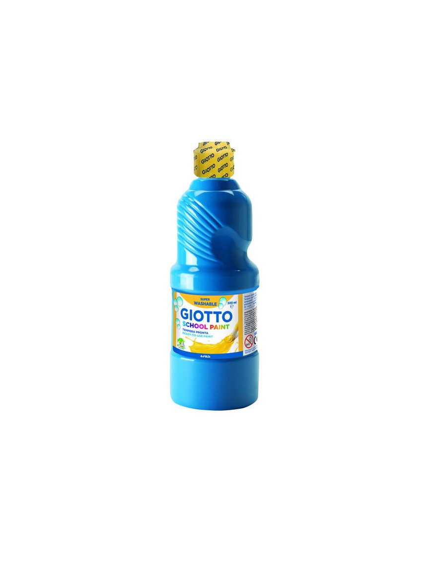 TEMPERA GIOTTO AZUL CIAN 500 ML.
