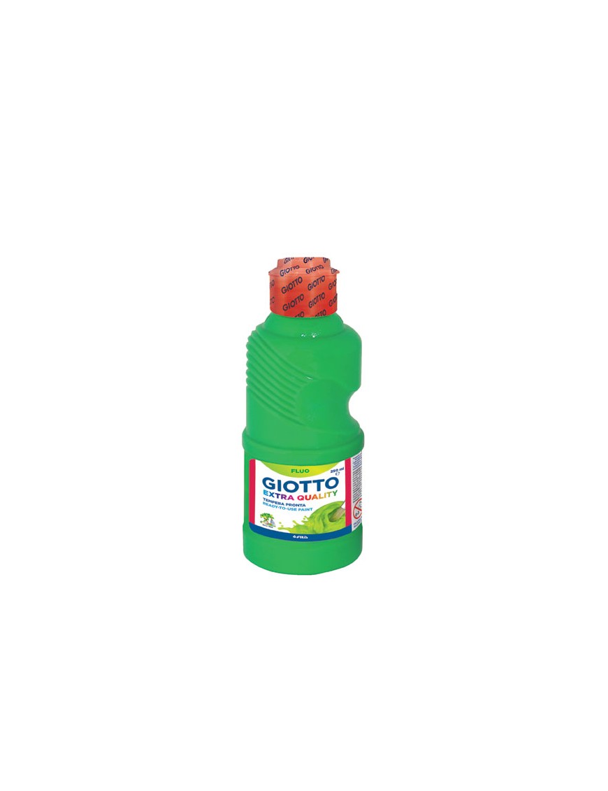 TEMPERA GIOTTO FLUOR VERDE 250 ML.