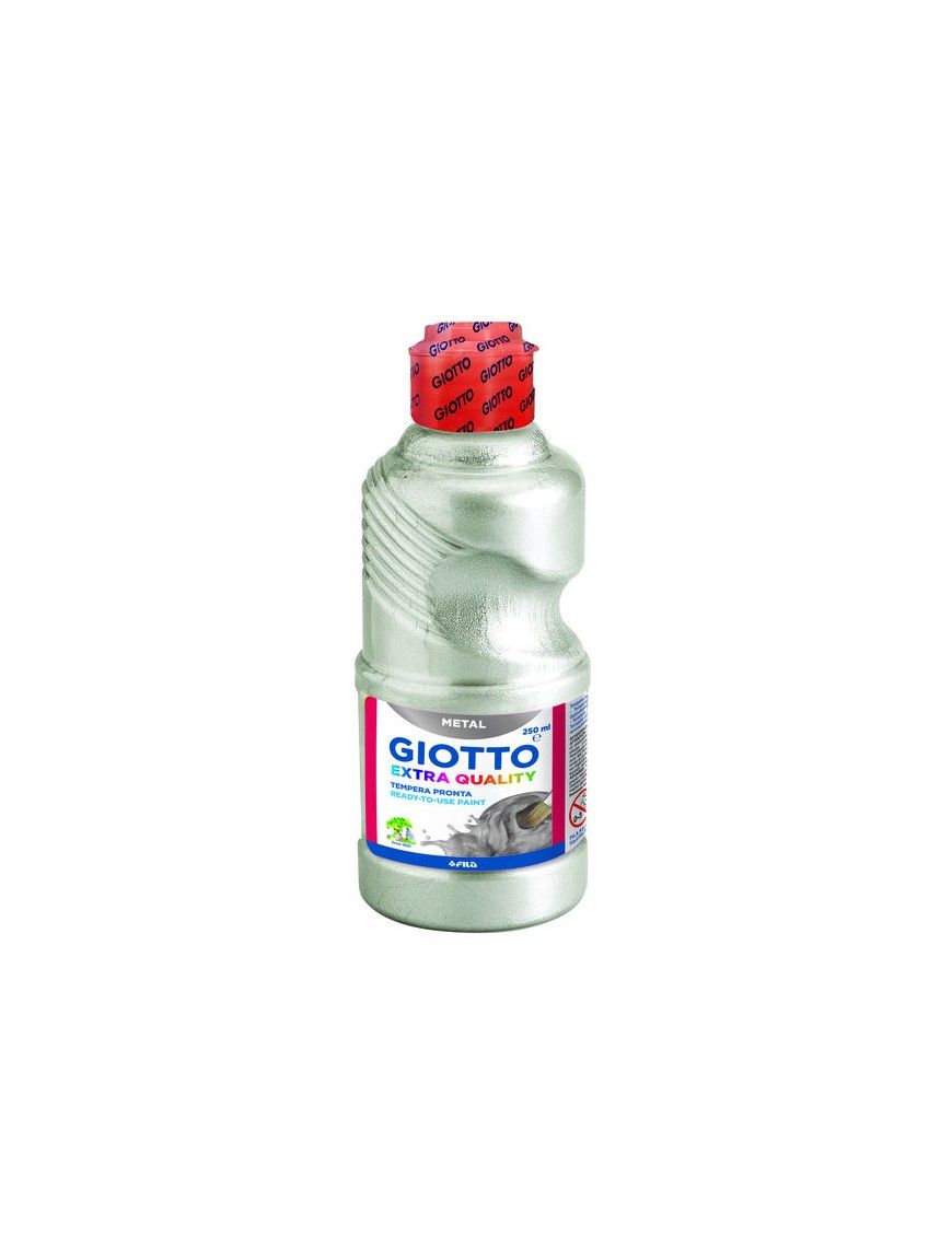 TEMPERA GIOTTO METAL PLATA 250 ML.