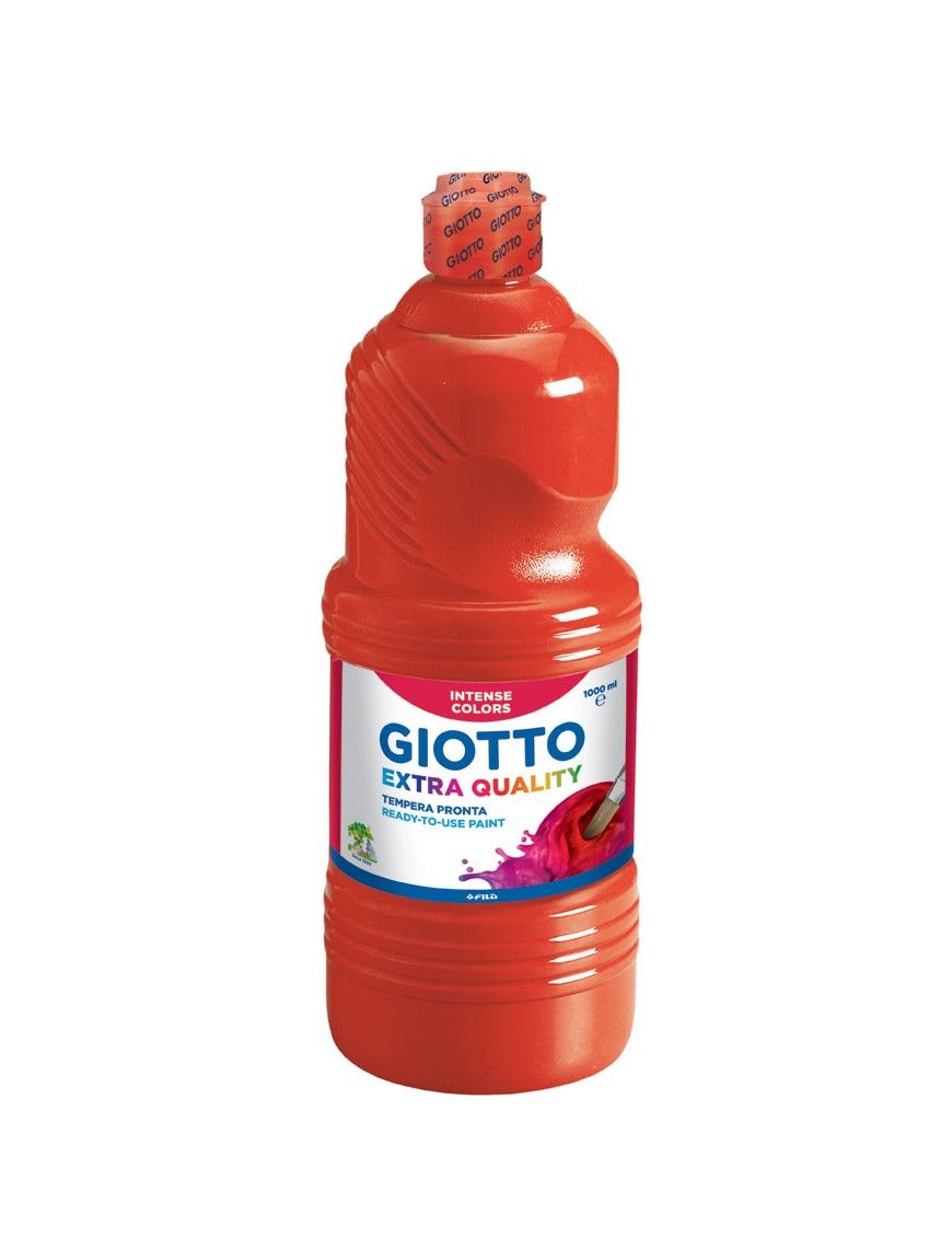 TEMPERA GIOTTO EXTRA QUALITY ROJA 1 LITRO.