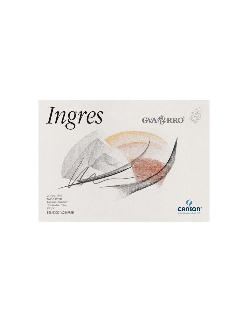 BLOC DIBUJO INGRES A3+ 108 GRAMOS 20 HOJAS GVARRO