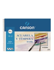 BLOC DIBUJO ACUARELA A4 DE 370 GR. CANSON