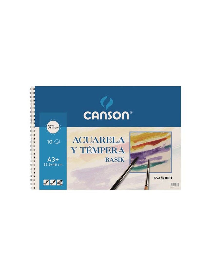 BLOC DIBUJO ACUARELA A4 DE 370 GR. CANSON