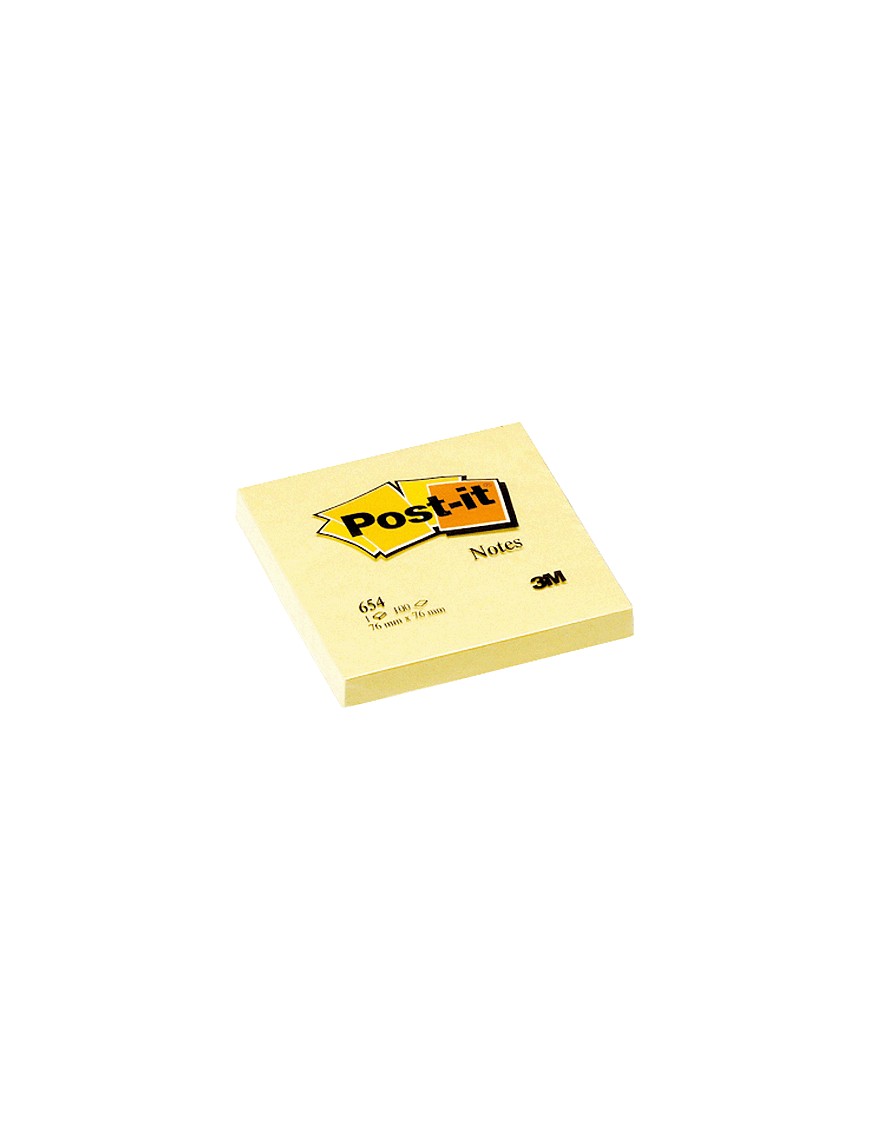 POST-IT TACO NOTAS 76X76 AMARILLO.