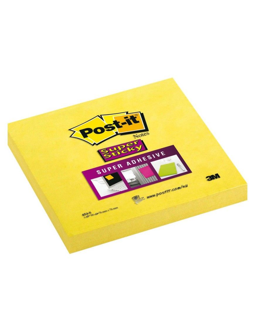 NOTAS ADHESIVAS POST-IT SUPER STICKY 76X76