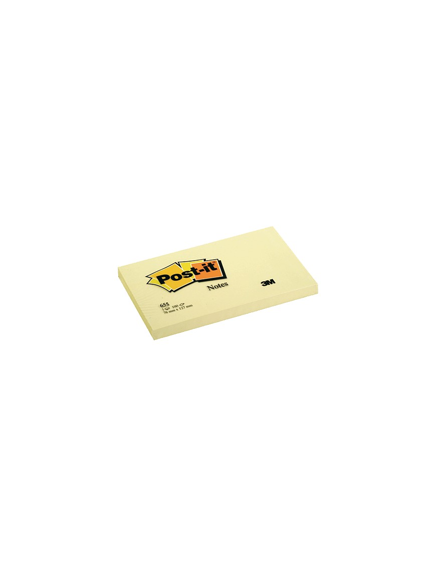 POST-IT TACO NOTAS 76X127 AMARILLO.