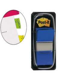 BANDERITAS INDEX POST-IT MODELO 680 AZUL