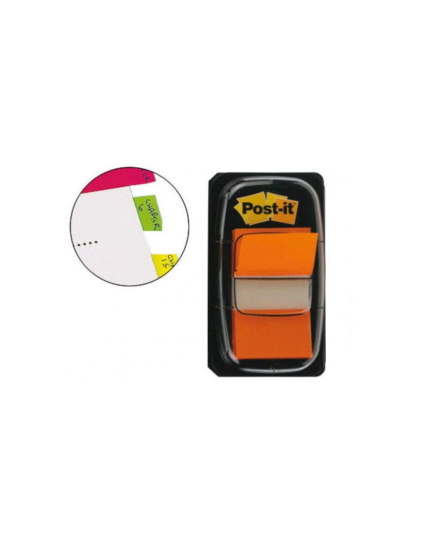 BANDERITAS INDEX POST-IT MODELO 680-4 NARANJA