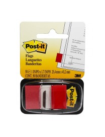 BANDERITAS INDEX POST-IT MODELO 680-1 ROJO