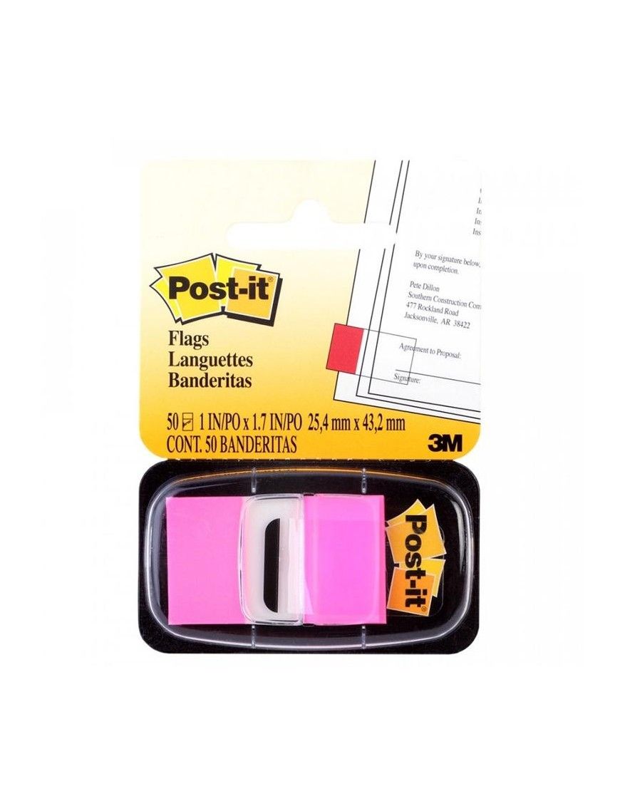 BANDERITAS INDEX POST-IT MODELO 680-21 ROSA