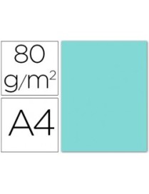 PAPEL COPY COLOR A4 AZUL TURQUESA 500H FABRIANO