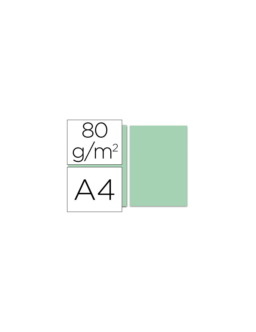 PAPEL COPY COLOR A4 VERDE CLARO 500H FABRIANO