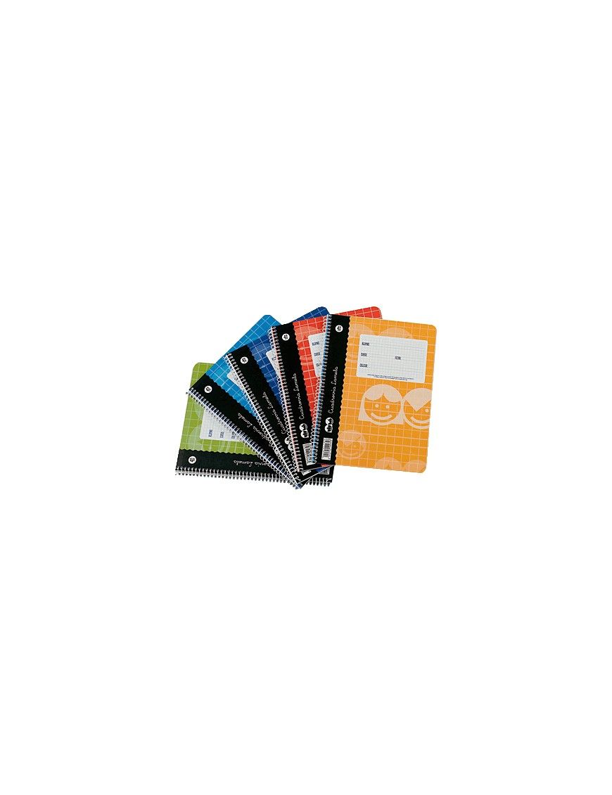 CUADERNO ESPIRAL 4º LAMELA BASICO C/5 07005