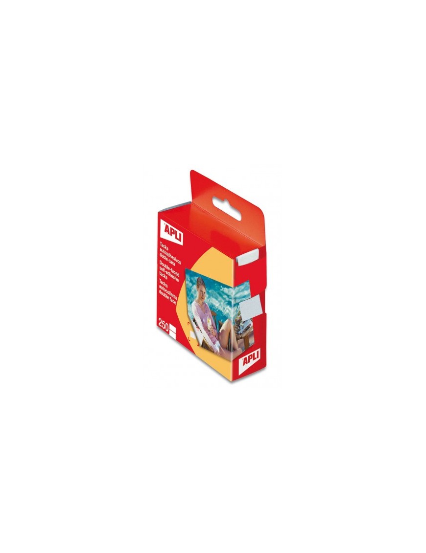 CINTA DOBLE CARA 10X16 CAJA 250 TACKS APLI