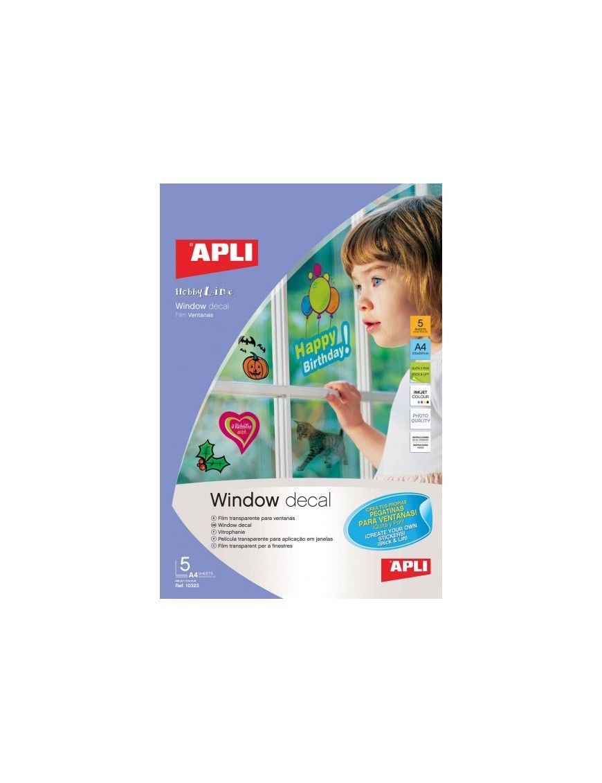 FILM TRANSPARENTE PARA VENTANAS APLI 10323