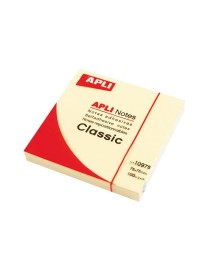APLI NOTAS ADHESIVAS 100H 75X75 AMARILLO