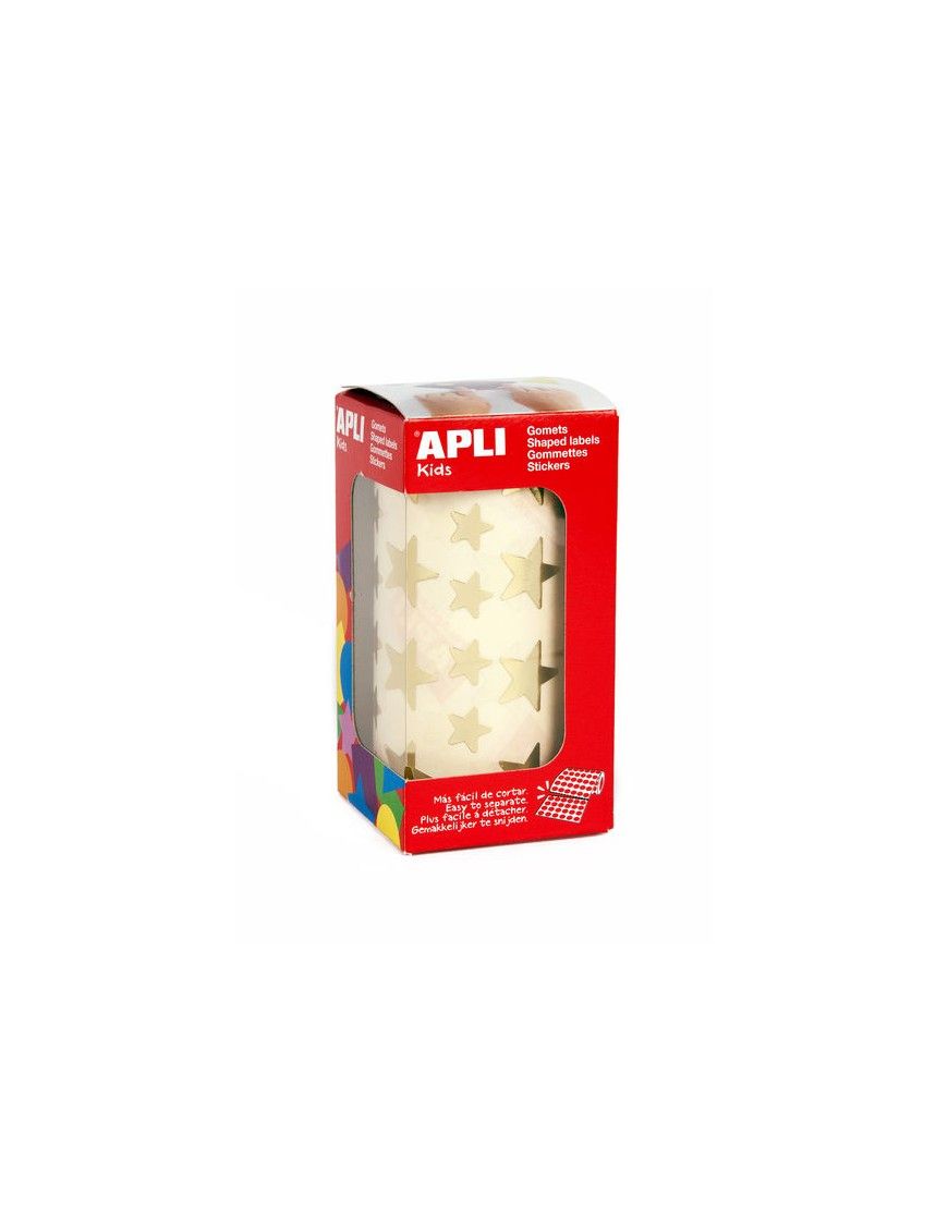 ROLLO GOMETS ESTRELLAS COLOR ORO APLI.