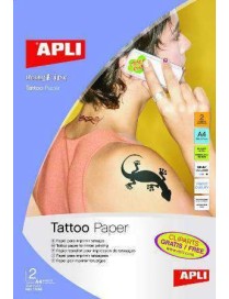 PACK 2 HOJAS DE PAPEL PARA TATUAJES APLI 11295