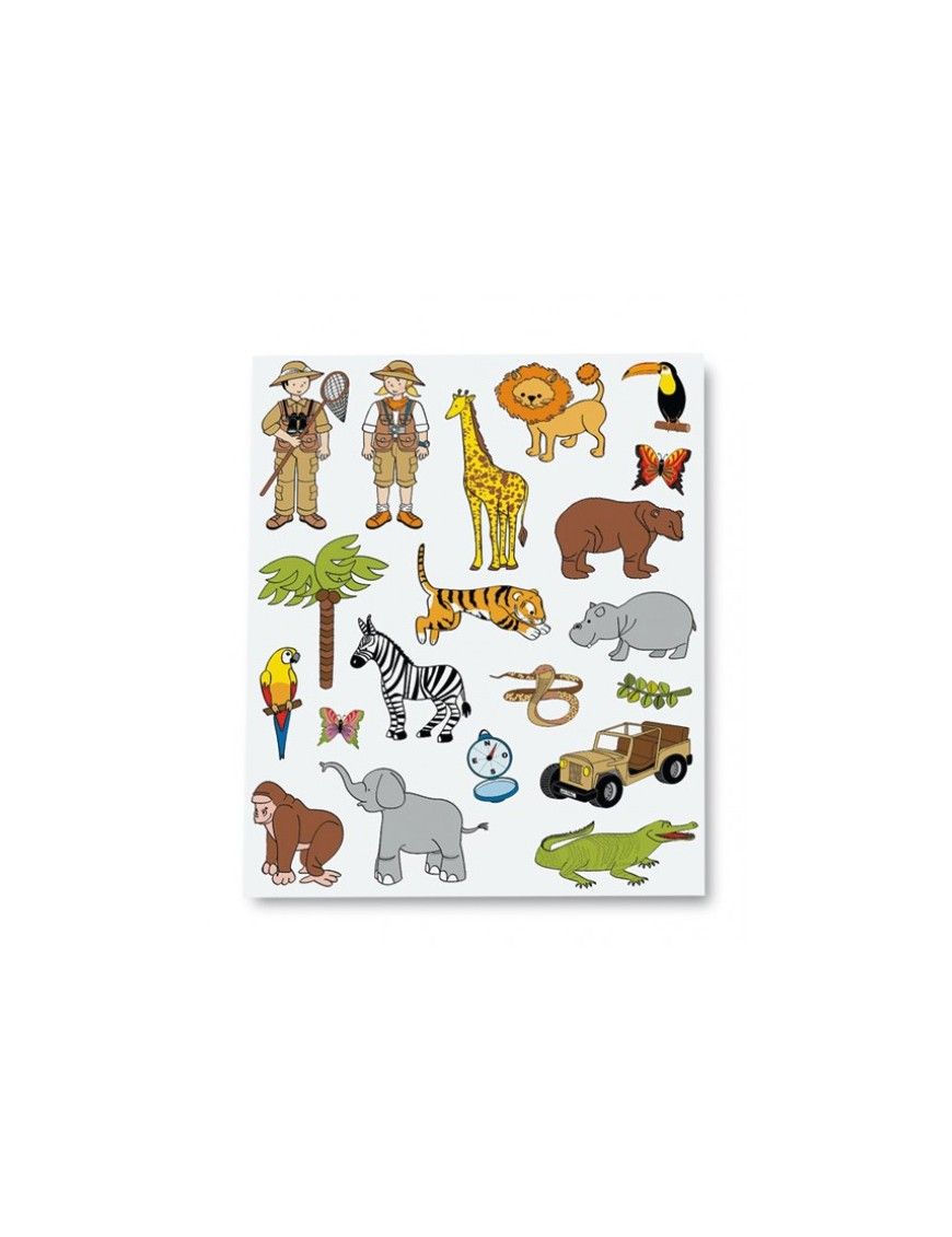 BOLSA 3 HOJAS GOMETS TEMATICOS LA SELVA APLI