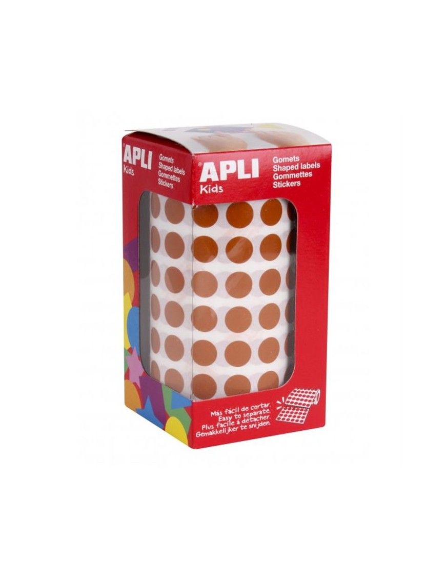 ROLLO GOMETS FORMA REDONDA MARRON 10.5 MM APLI