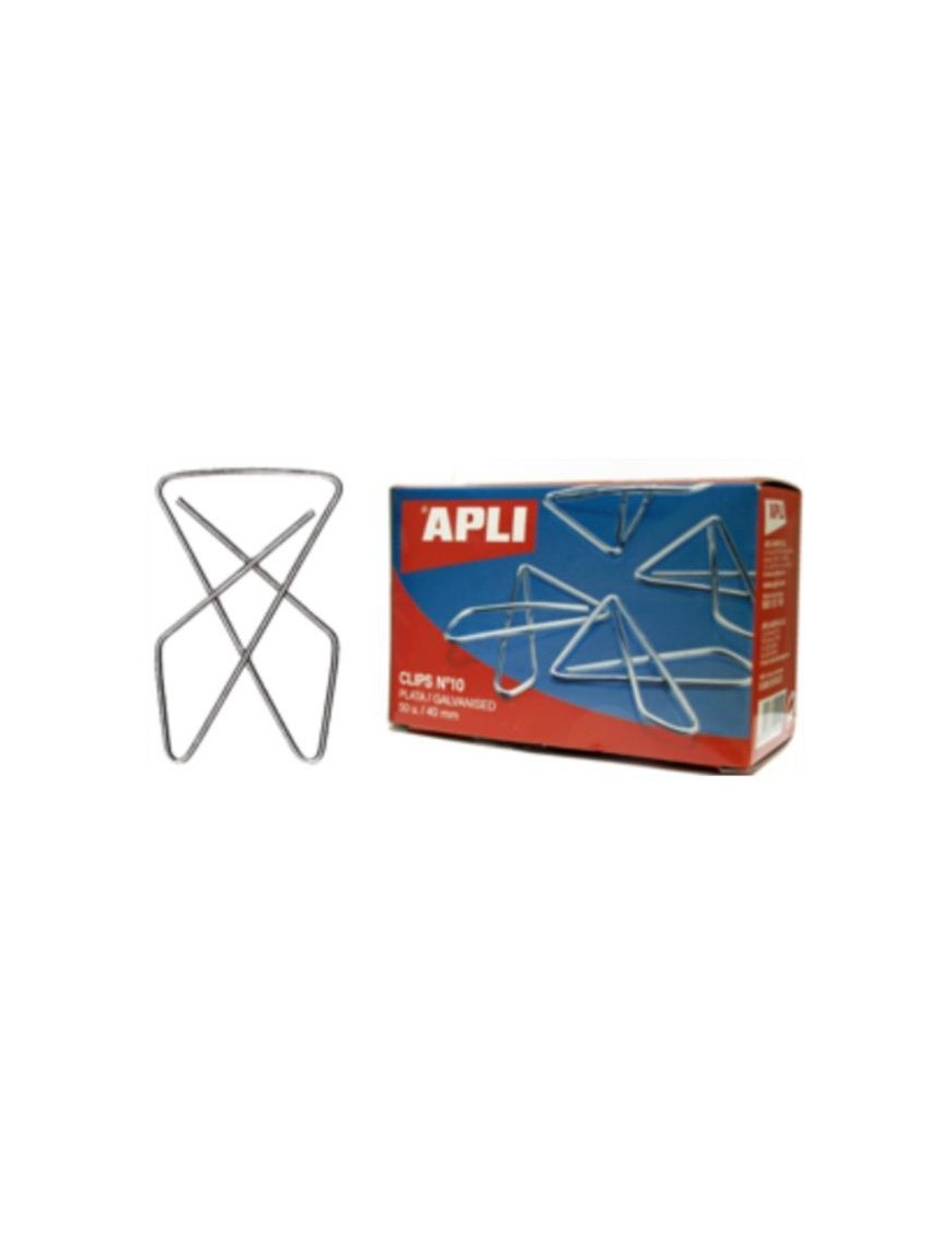 CLIPS MARIPOSA Nº 10 PLATA APLI