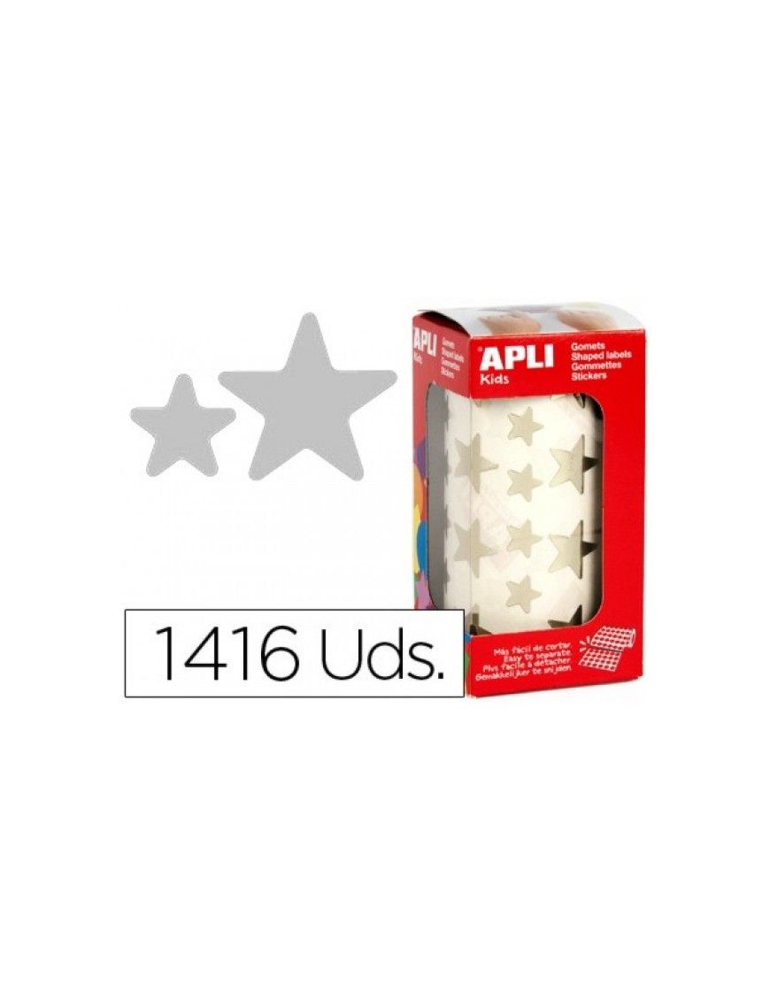 ROLLO GOMETS ESTRELLAS PLATA APLI