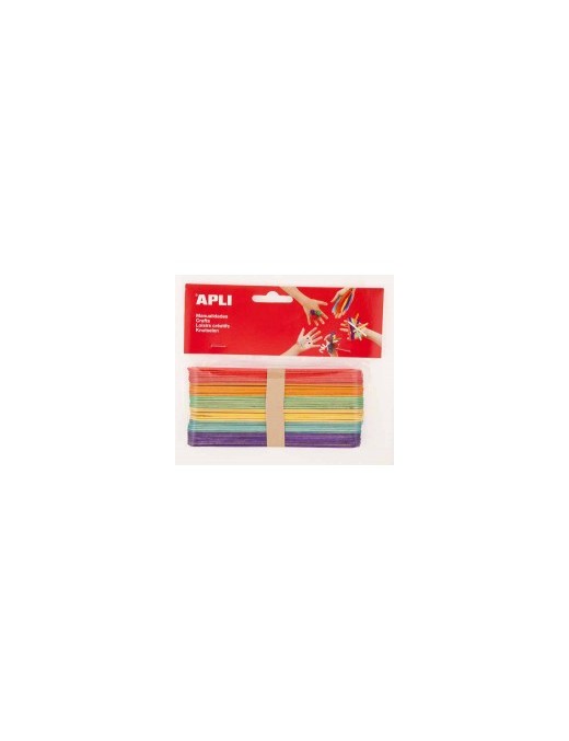 APLI BOLSA 40 PALOS POLO JUMBO 150X18MM COLORES