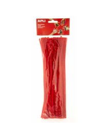 APLI BOLSA 50 LIMPIAPIPAS COLOR ROJO