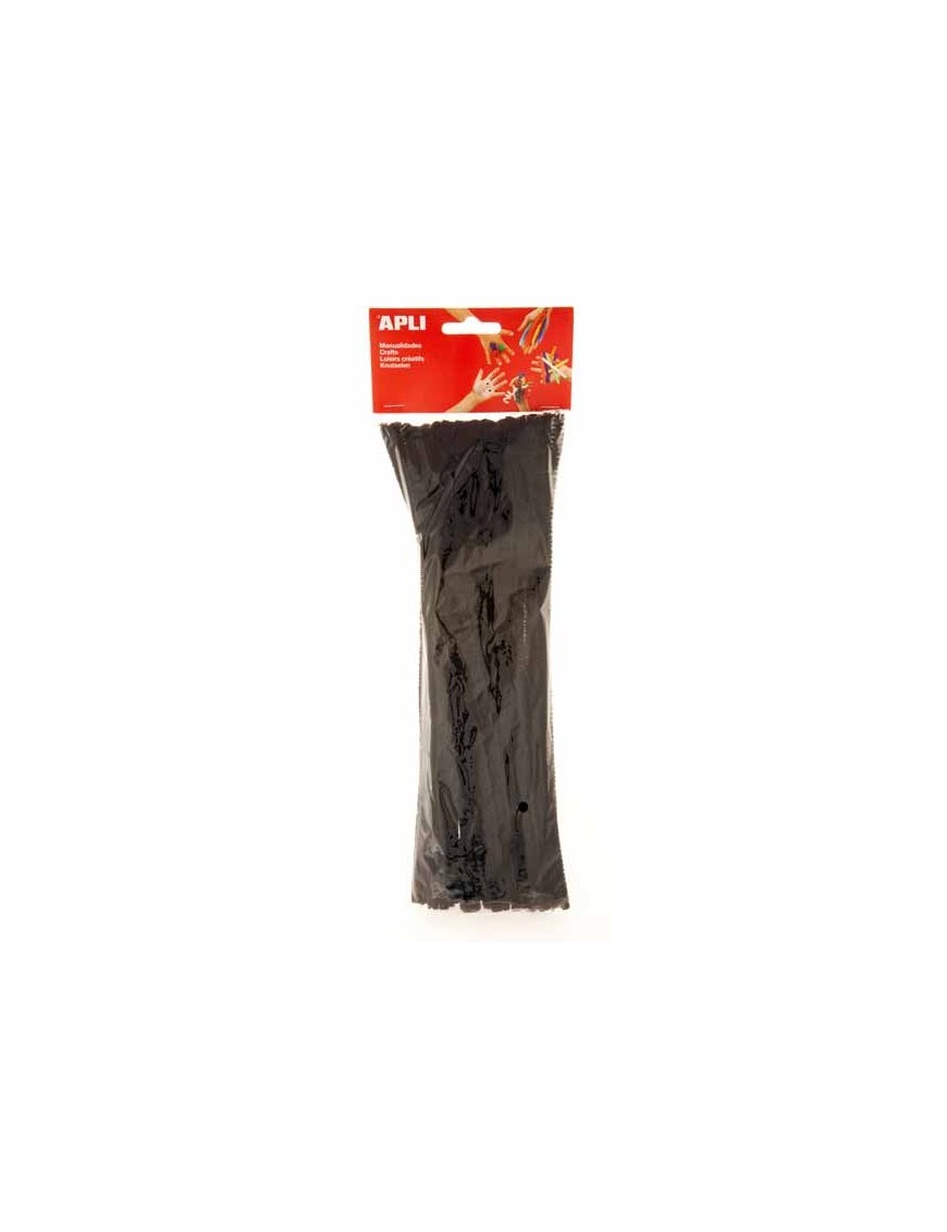 APLI BOLSA 50 LIMPIAPIPAS COLOR NEGRO