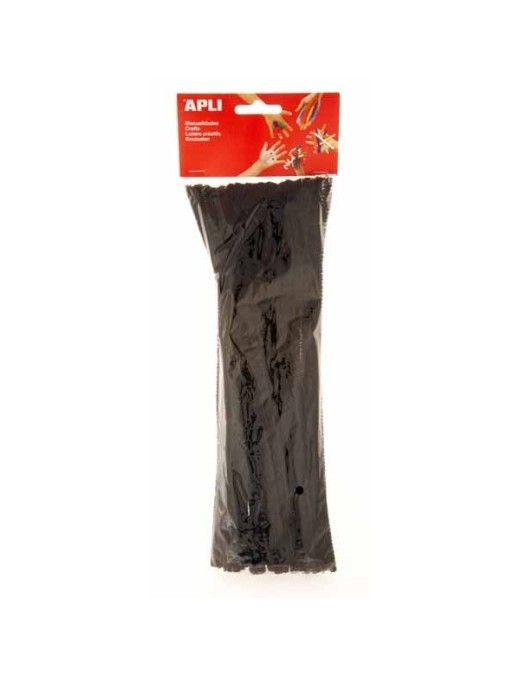 APLI BOLSA 50 LIMPIAPIPAS COLOR NEGRO