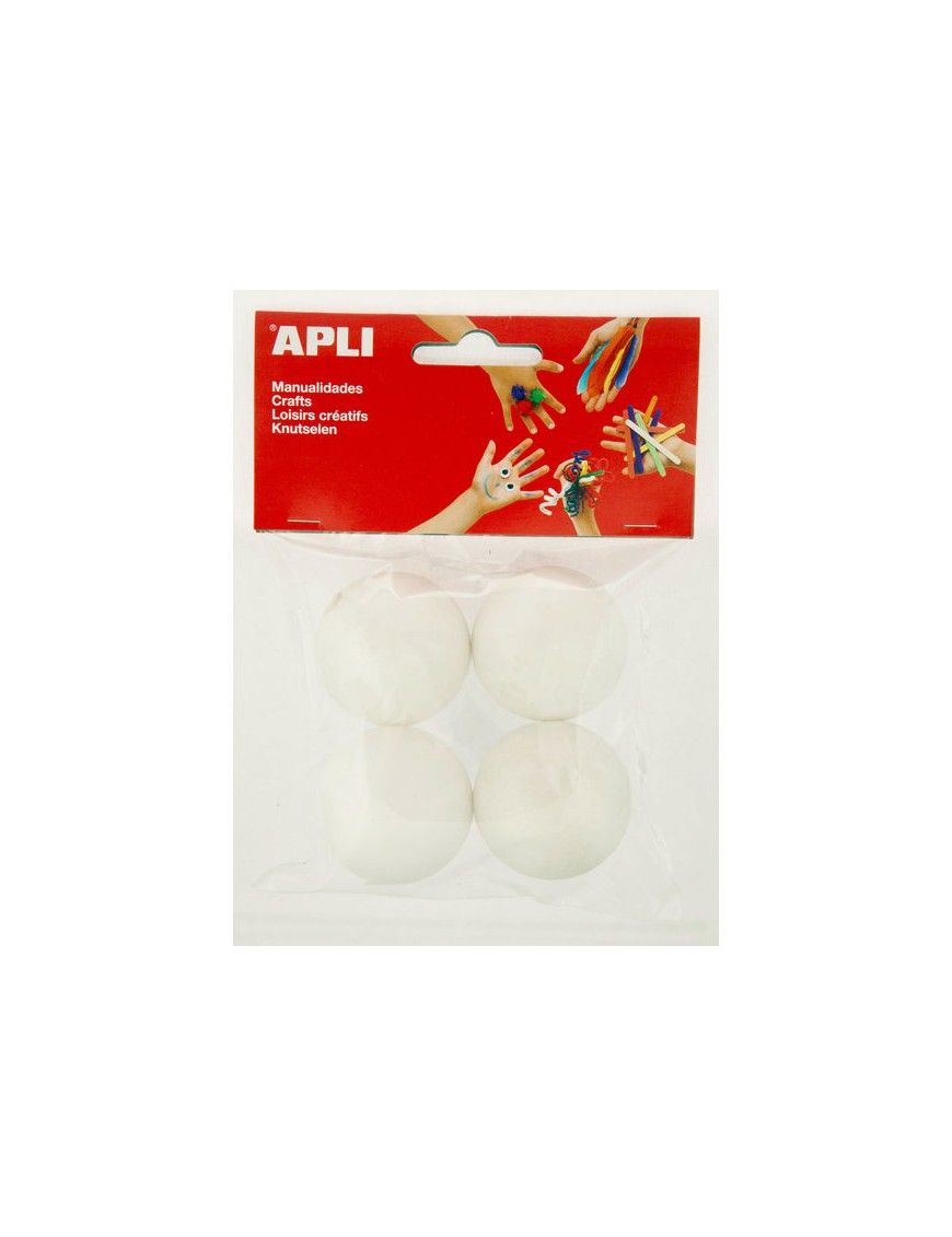 APLI BOLSA 4 BOLAS POREXPAN DE 45 MM. 946038