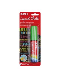 ROTULADOR TIZA LIQUID CHALK VERDE PUNTA PARALELA