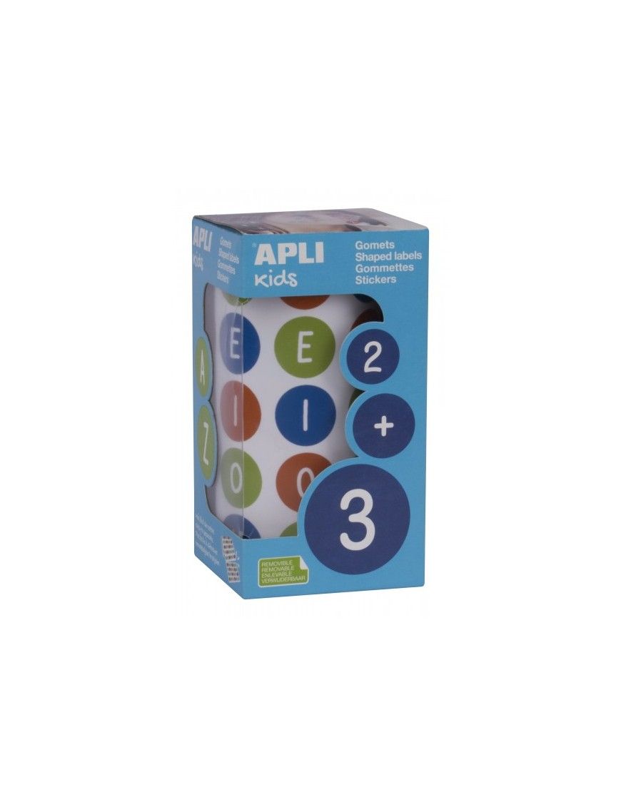 ROLLO GOMETS APLI VOCALES MULTICOLOR APLI 16797