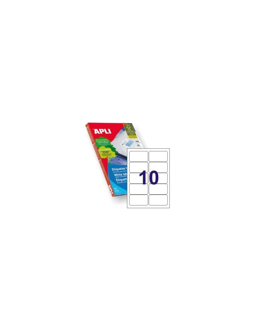 APLI 2411 CAJA 1000 ETIQUETAS 99.1X57 ROMO 707581