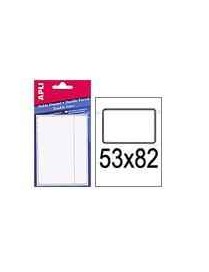ETIQUETAS DE 53X82 DOBLE FRONTAL EN BOLSA APLI