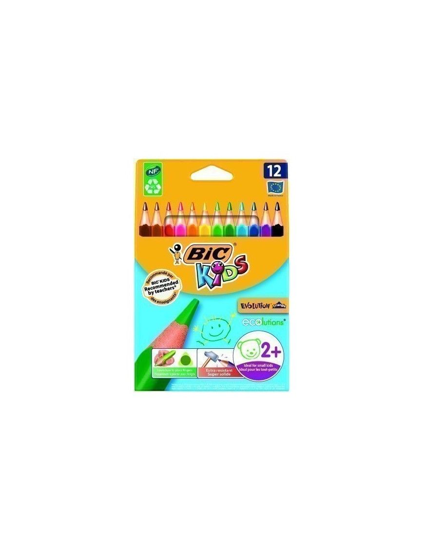 BIC EVOLUTION TRIANGULAR GRUESO C/12