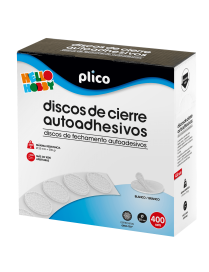 VELCRO DISCOS 20 MM 400 UDS BLANCO