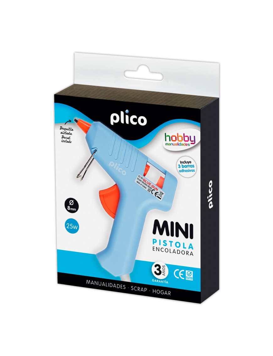 PISTOLA SILICONA PLICO REF 1640 25 W 8MM